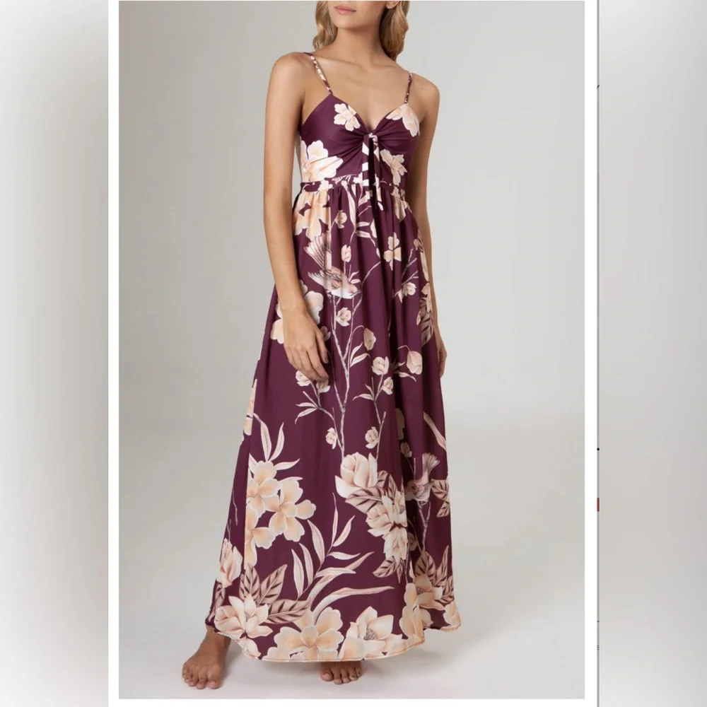 AGUA BENDITA MANILA STORY ANNA Long DRESS Boho - Picture 1 of 9